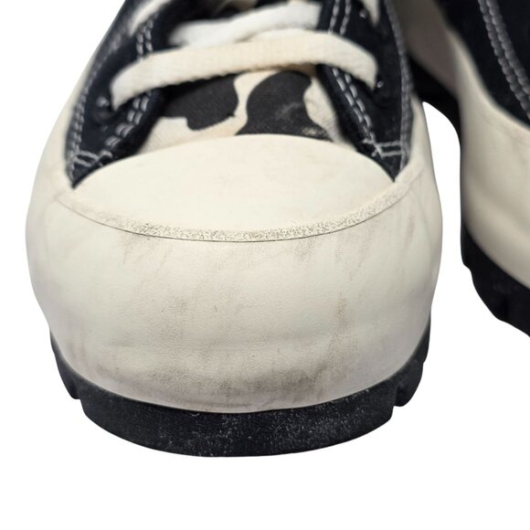 Converse All Star Black & White High-Top Sneakers W/ Camo Detail Size 7.5 US Wom - Picture 7 of 7